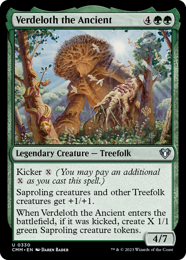Verdeloth the Ancient [Commander Masters] | Jomio and Rueliete's Cards and Comics