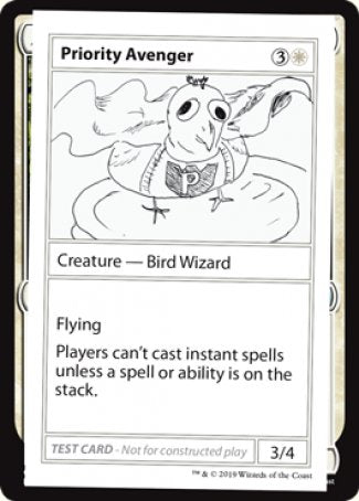 Priority Avenger (2021 Edition) [Mystery Booster Playtest Cards] | Jomio and Rueliete's Cards and Comics