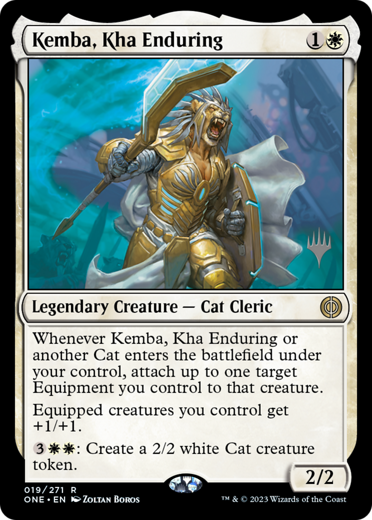 Kemba, Kha Enduring (Promo Pack) [Phyrexia: All Will Be One Promos] | Jomio and Rueliete's Cards and Comics