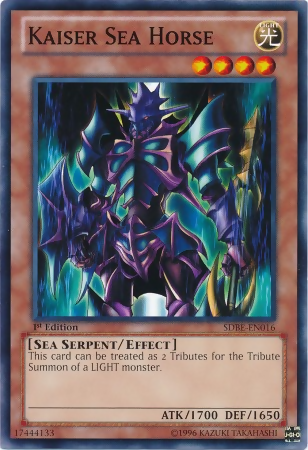 Kaiser Sea Horse [SDBE-EN016] Common | Jomio and Rueliete's Cards and Comics