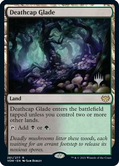 Deathcap Glade (Promo Pack) [Innistrad: Crimson Vow Promos] | Jomio and Rueliete's Cards and Comics