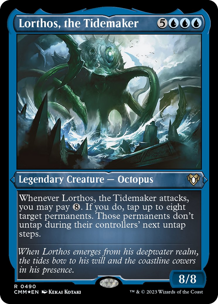 Lorthos, the Tidemaker (Foil Etched) [Commander Masters] | Jomio and Rueliete's Cards and Comics