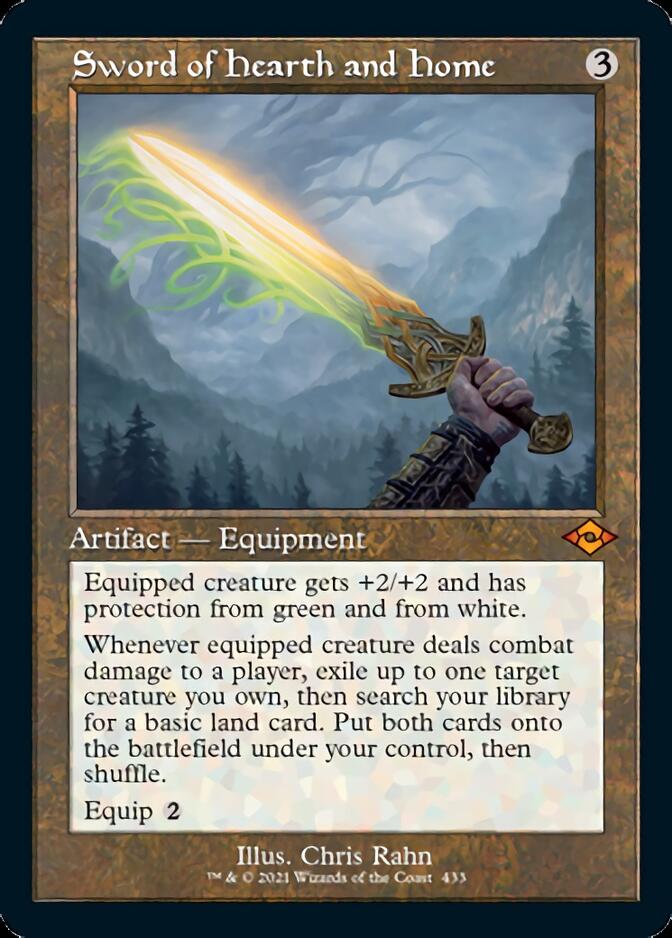 Sword of Hearth and Home (Retro) [Modern Horizons 2] | Jomio and Rueliete's Cards and Comics