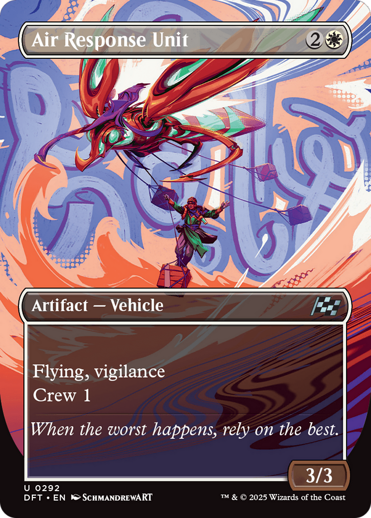 Air Response Unit (Borderless) [Aetherdrift] | Jomio and Rueliete's Cards and Comics