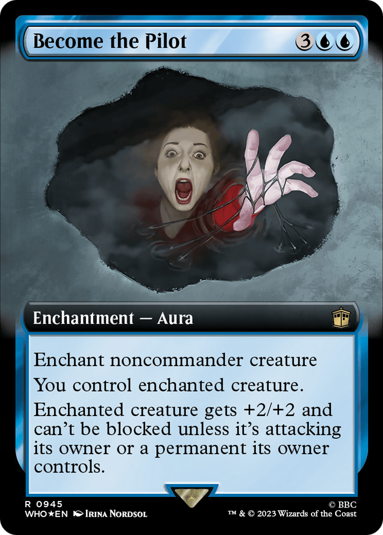 Become the Pilot (Extended Art) (Surge Foil) [Doctor Who] | Jomio and Rueliete's Cards and Comics
