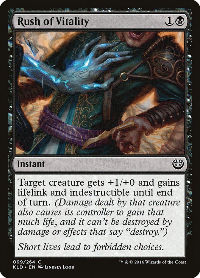 Rush of Vitality [Kaladesh] | Jomio and Rueliete's Cards and Comics