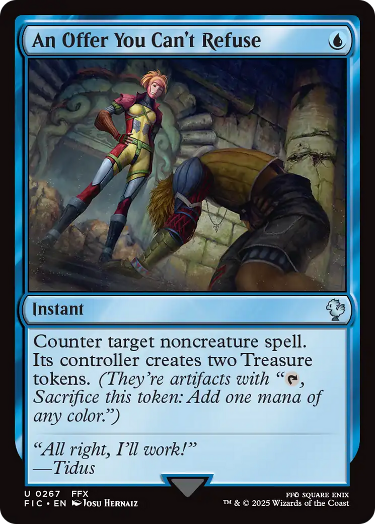 An Offer You Can't Refuse [FINAL FANTASY Commander] | Jomio and Rueliete's Cards and Comics