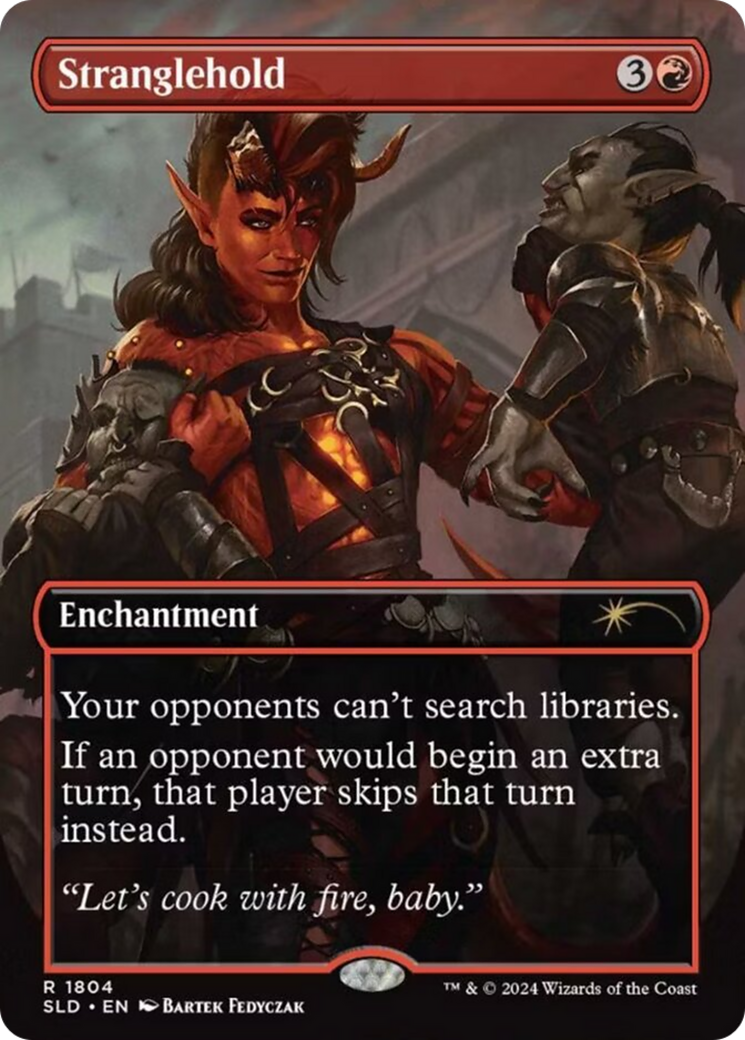 Stranglehold (Rainbow Foil) [Secret Lair Drop Series] | Jomio and Rueliete's Cards and Comics