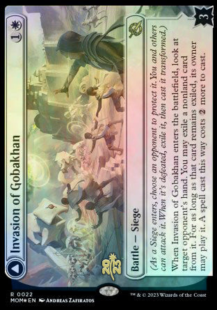 Invasion of Gobakhan // Lightshield Array [March of the Machine Prerelease Promos] | Jomio and Rueliete's Cards and Comics