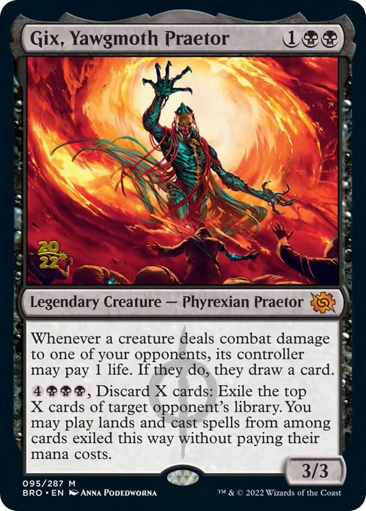 Gix, Yawgmoth Praetor [The Brothers' War Prerelease Promos] | Jomio and Rueliete's Cards and Comics