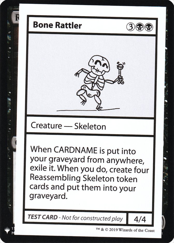 Bone Rattler [Mystery Booster Playtest Cards] | Jomio and Rueliete's Cards and Comics