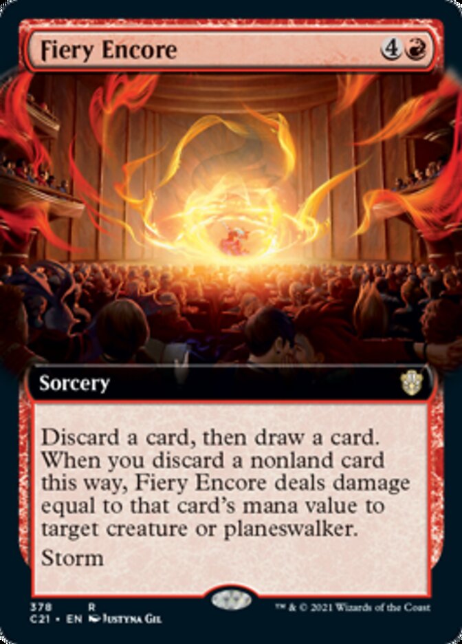 Fiery Encore (Extended Art) [Commander 2021] | Jomio and Rueliete's Cards and Comics