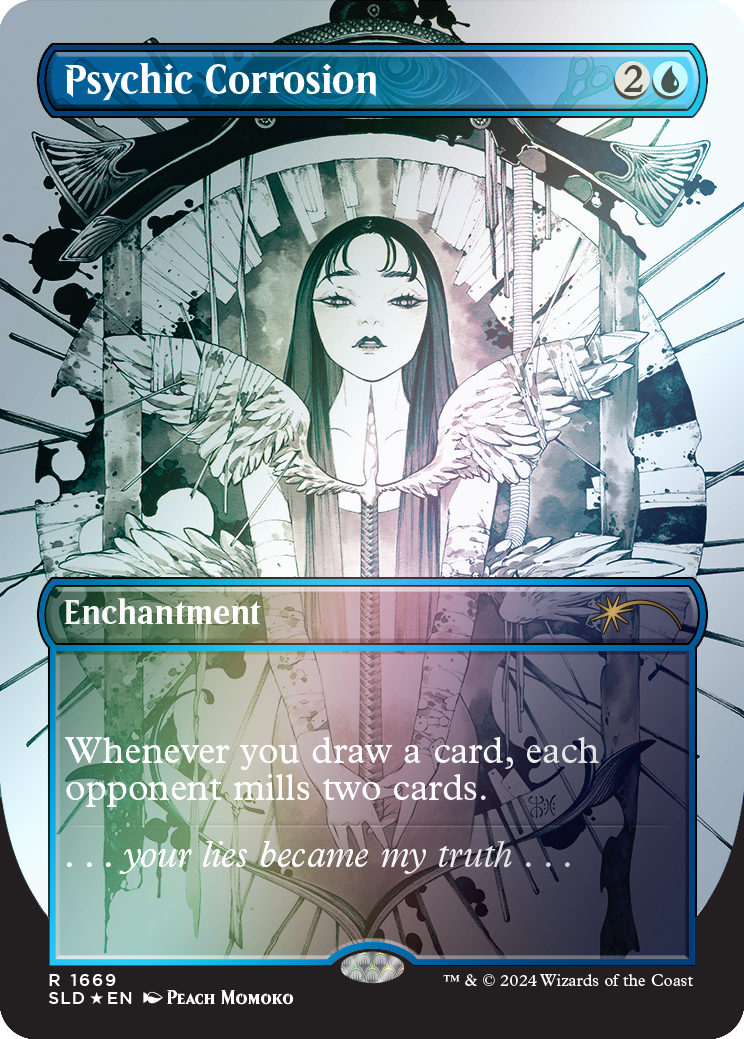 Psychic Corrosion (Rainbow Foil) [Secret Lair Drop Series] | Jomio and Rueliete's Cards and Comics
