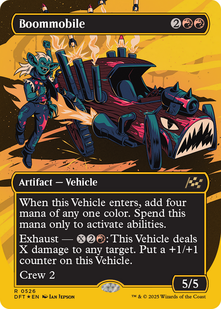 Boommobile (Borderless) (First-Place Foil) [Aetherdrift] | Jomio and Rueliete's Cards and Comics