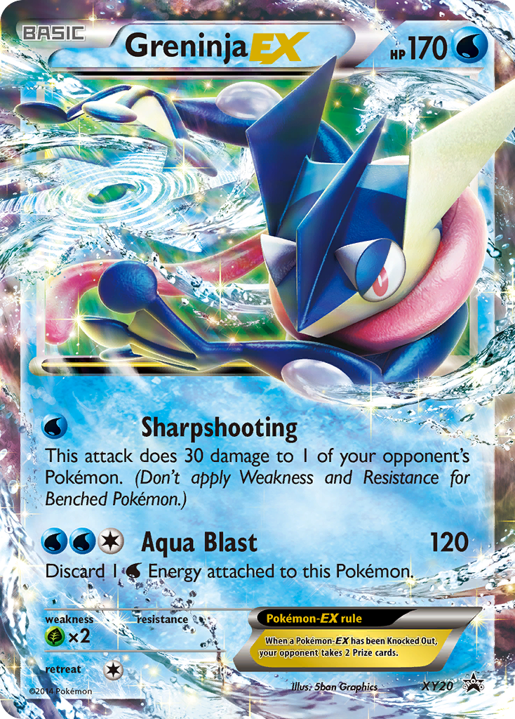 Greninja EX (XY20) [XY: Black Star Promos] | Jomio and Rueliete's Cards and Comics