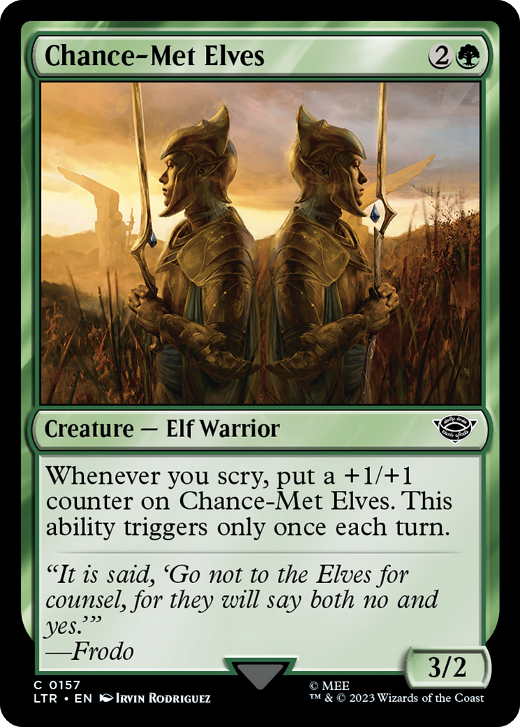 Chance-Met Elves [The Lord of the Rings: Tales of Middle-Earth] | Jomio and Rueliete's Cards and Comics