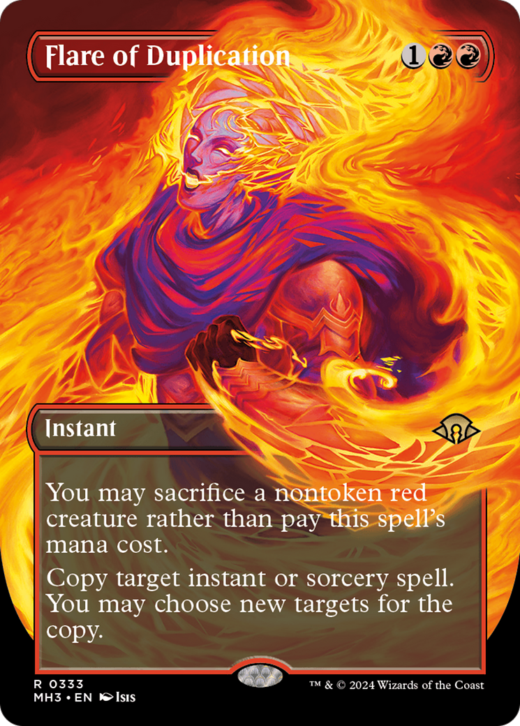 Flare of Duplication (Borderless) [Modern Horizons 3] | Jomio and Rueliete's Cards and Comics