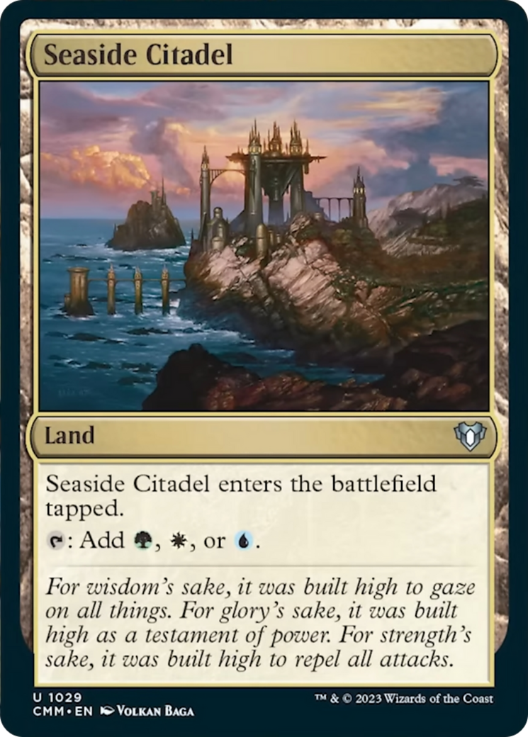 Seaside Citadel [Commander Masters] | Jomio and Rueliete's Cards and Comics