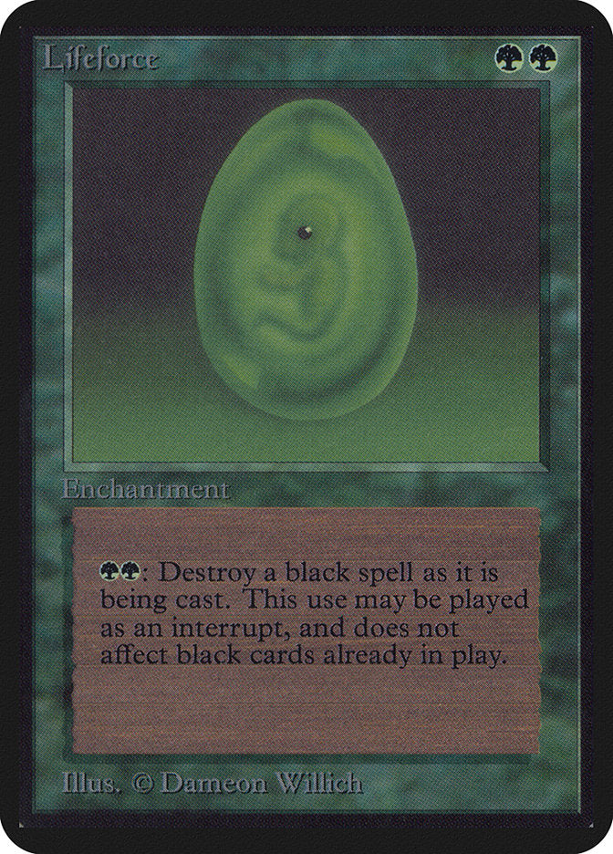 Lifeforce [Alpha Edition] | Jomio and Rueliete's Cards and Comics