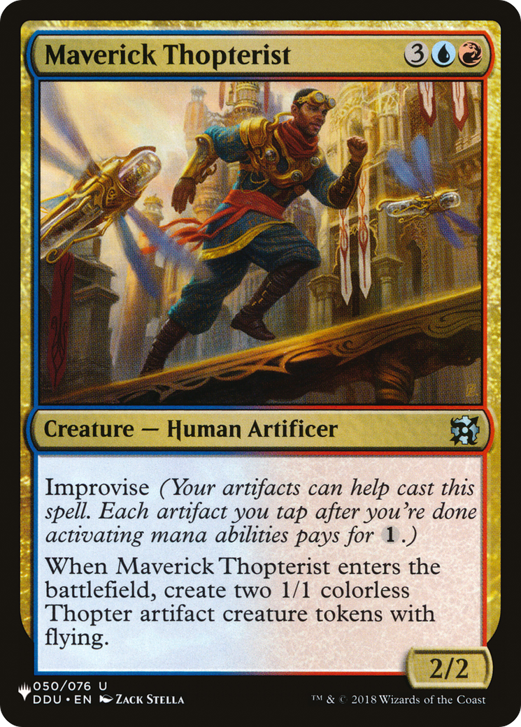 Maverick Thopterist (DDU) [The List] | Jomio and Rueliete's Cards and Comics