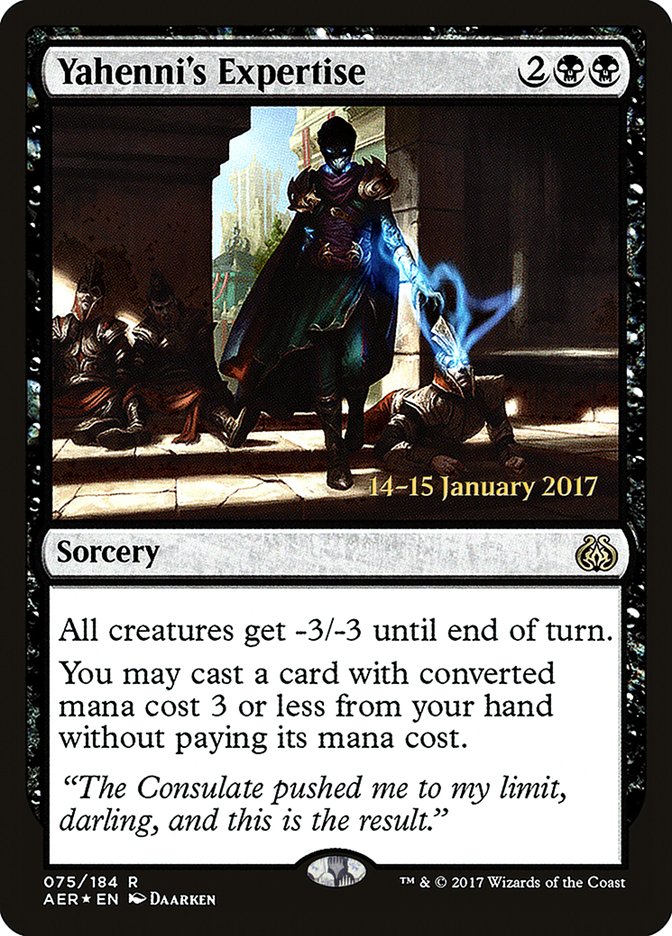 Yahenni's Expertise [Aether Revolt Prerelease Promos] | Jomio and Rueliete's Cards and Comics