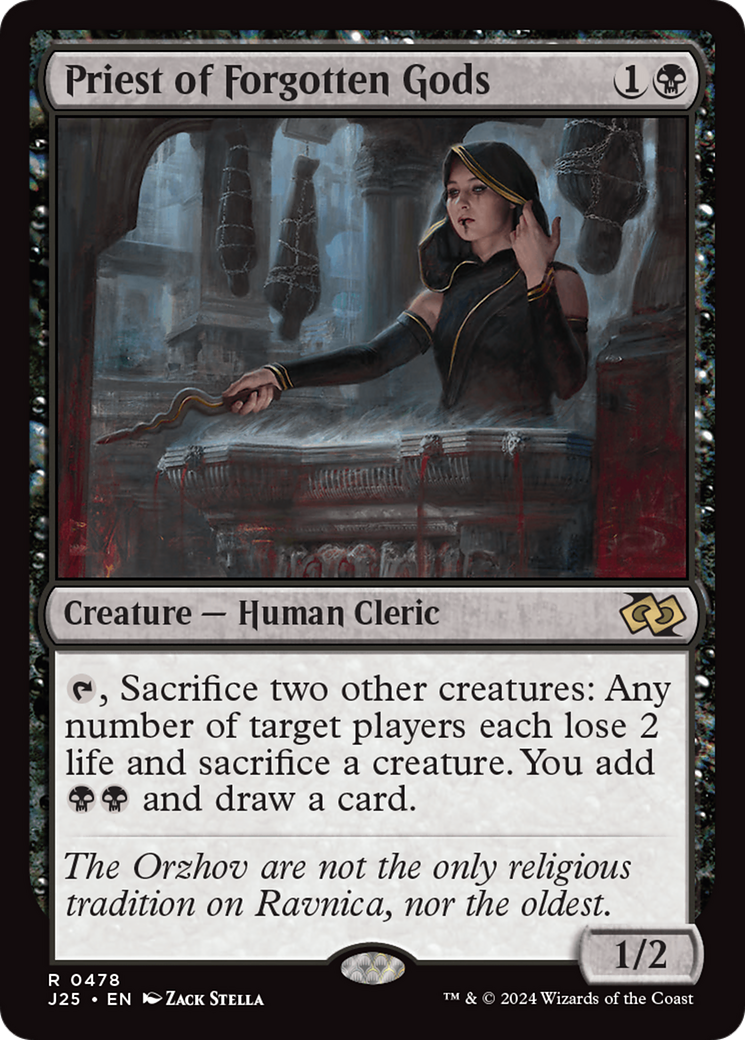 Priest of Forgotten Gods [Foundations Jumpstart] | Jomio and Rueliete's Cards and Comics