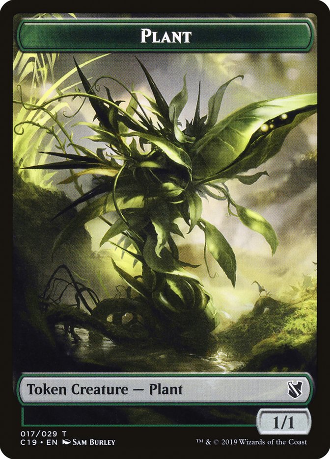 Plant Token [Commander 2019 Tokens] | Jomio and Rueliete's Cards and Comics