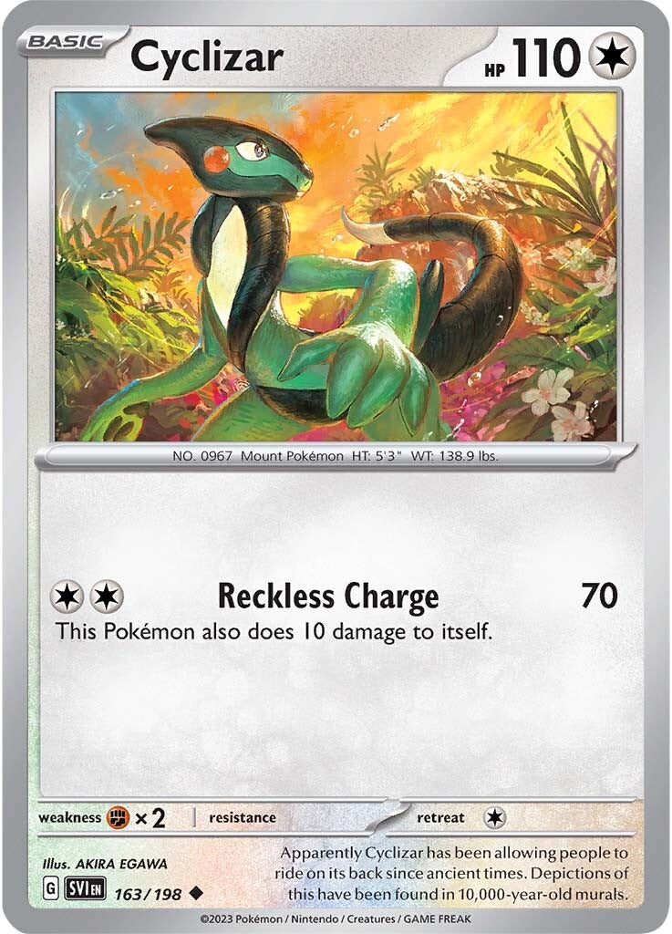 Cyclizar (163/198) [Scarlet & Violet: Base Set] | Jomio and Rueliete's Cards and Comics