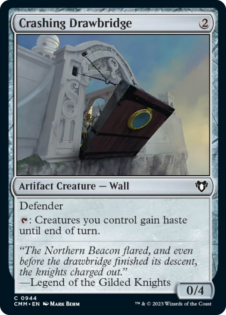 Crashing Drawbridge [Commander Masters] | Jomio and Rueliete's Cards and Comics