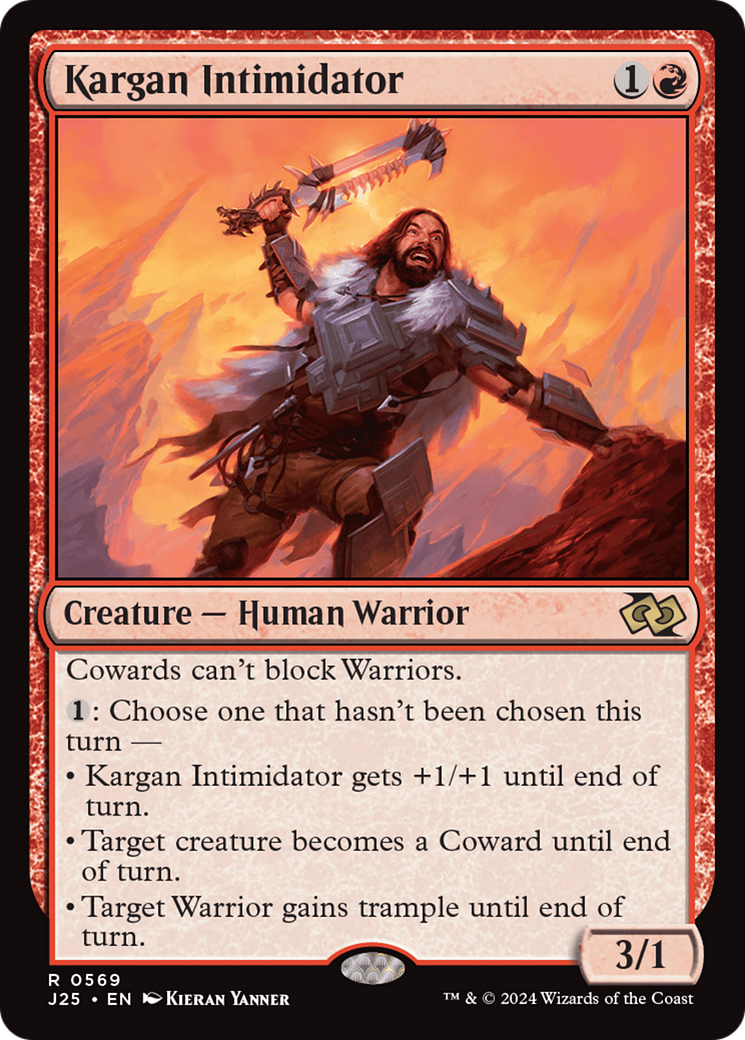Kargan Intimidator [Foundations Jumpstart] | Jomio and Rueliete's Cards and Comics