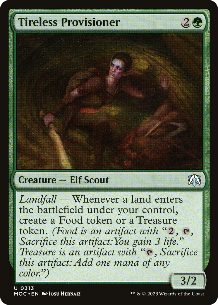 Tireless Provisioner [March of the Machine Commander] | Jomio and Rueliete's Cards and Comics