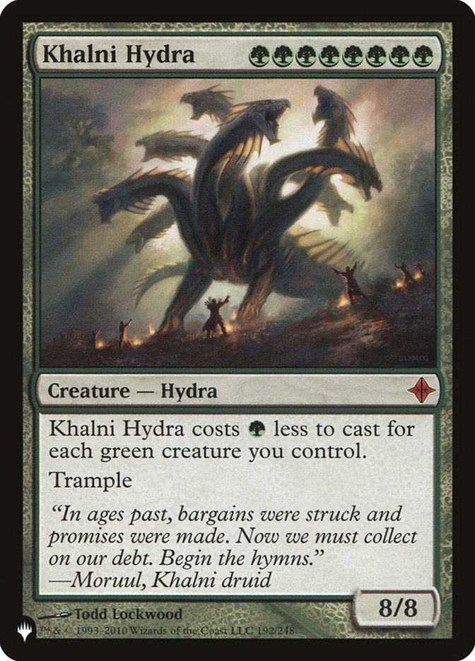Khalni Hydra [The List] | Jomio and Rueliete's Cards and Comics