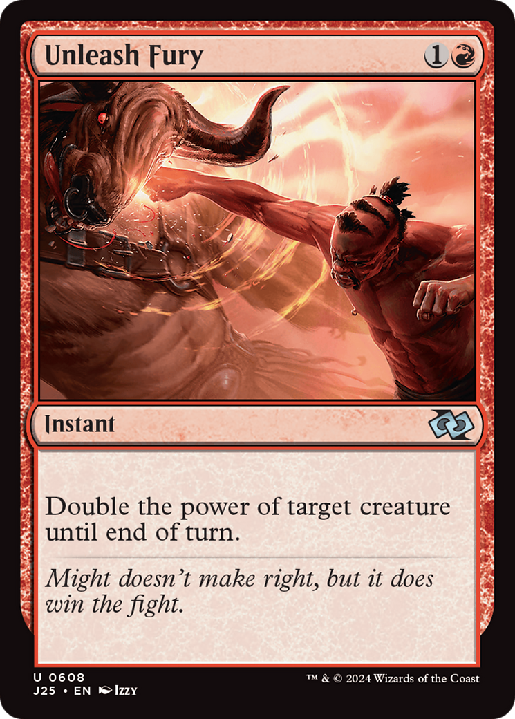 Unleash Fury [Foundations Jumpstart] | Jomio and Rueliete's Cards and Comics