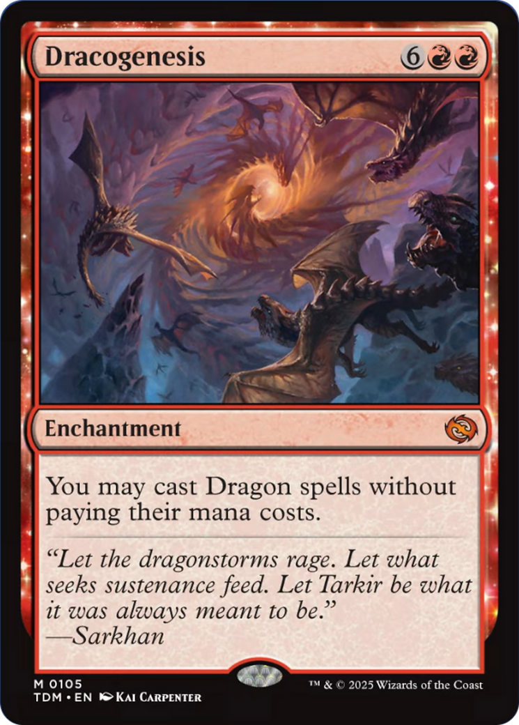 Dracogenesis [Tarkir: Dragonstorm] | Jomio and Rueliete's Cards and Comics