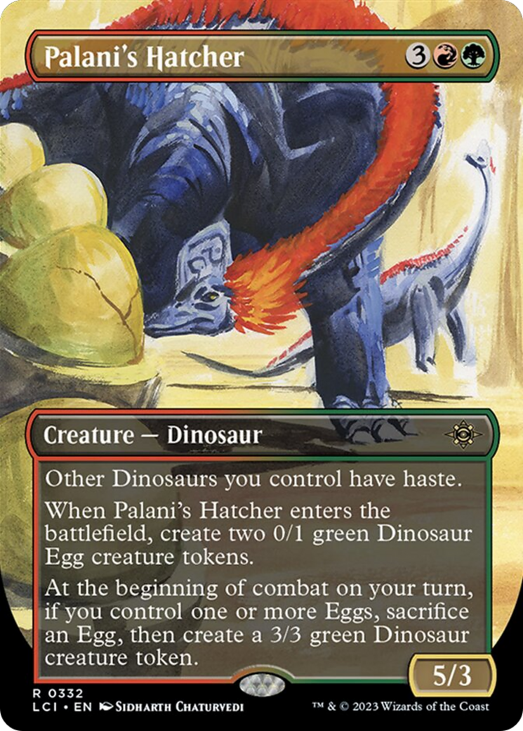 Palani's Hatcher (Borderless) [The Lost Caverns of Ixalan] | Jomio and Rueliete's Cards and Comics