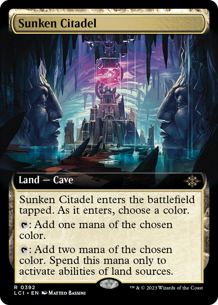 Sunken Citadel (Extended Art) [The Lost Caverns of Ixalan] | Jomio and Rueliete's Cards and Comics