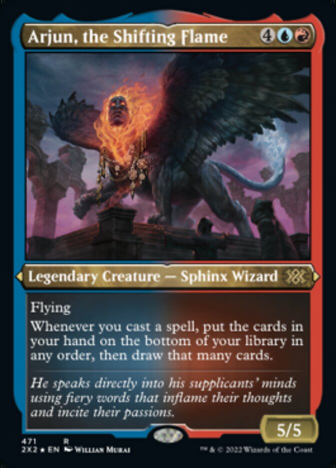 Arjun, the Shifting Flame (Foil Etched) [Double Masters 2022] | Jomio and Rueliete's Cards and Comics