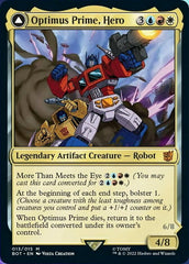 Optimus Prime, Hero // Optimus Prime, Autobot Leader [Transformers] | Jomio and Rueliete's Cards and Comics