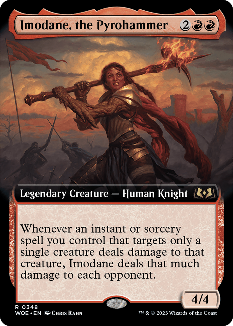Imodane, the Pyrohammer (Extended Art) [Wilds of Eldraine] | Jomio and Rueliete's Cards and Comics