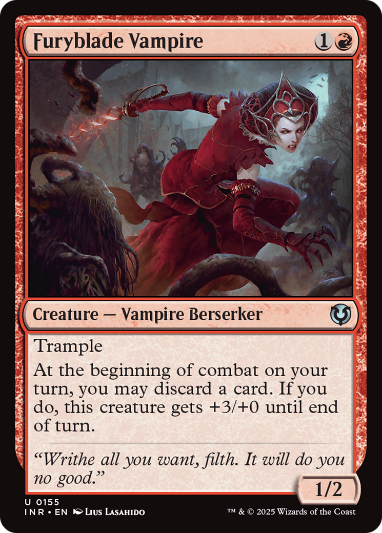 Furyblade Vampire [Innistrad Remastered] | Jomio and Rueliete's Cards and Comics