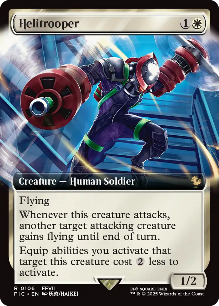 Helitrooper (Extended Art) [FINAL FANTASY Commander] | Jomio and Rueliete's Cards and Comics