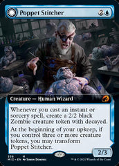 Poppet Stitcher // Poppet Factory (Extended Art) [Innistrad: Midnight Hunt] | Jomio and Rueliete's Cards and Comics