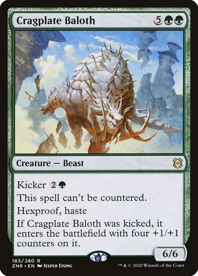 Cragplate Baloth (Promo Pack) [Zendikar Rising Promos] | Jomio and Rueliete's Cards and Comics