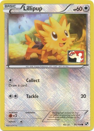 Lillipup (81/114) (League Promo) [Black & White: Base Set] | Jomio and Rueliete's Cards and Comics
