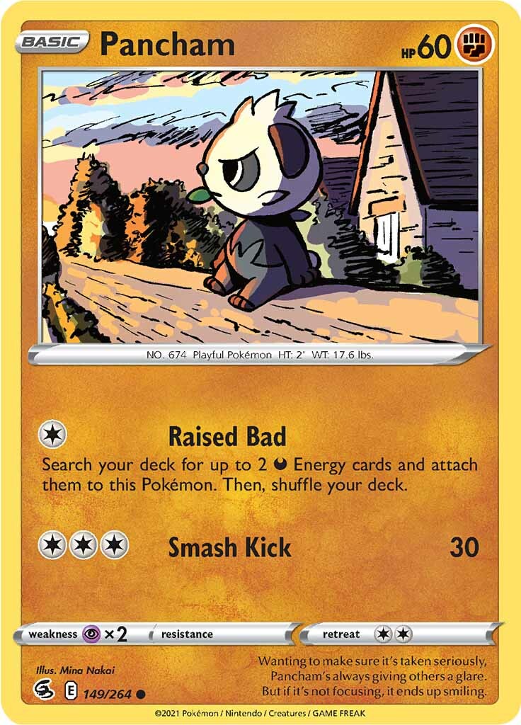 Pancham (149/264) [Sword & Shield: Fusion Strike] | Jomio and Rueliete's Cards and Comics