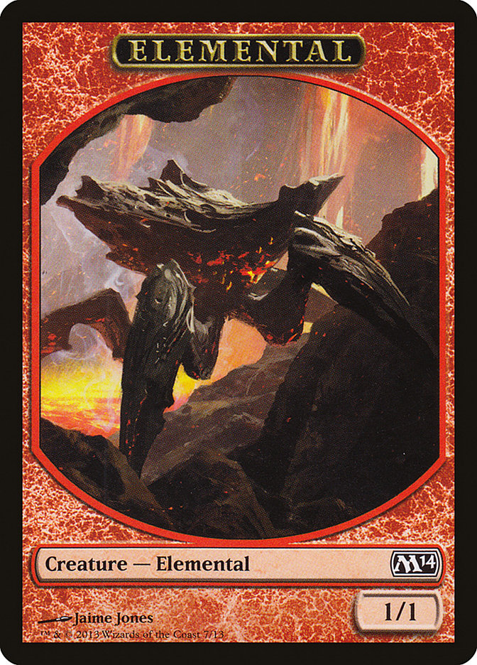 Elemental Token (7/13) [Magic 2014 Tokens] | Jomio and Rueliete's Cards and Comics