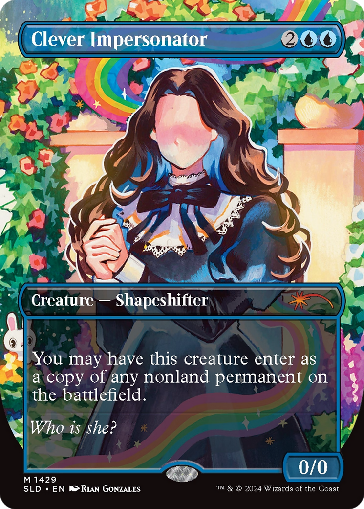 Clever Impersonator (Rainbow Foil) [Secret Lair Drop Series] | Jomio and Rueliete's Cards and Comics