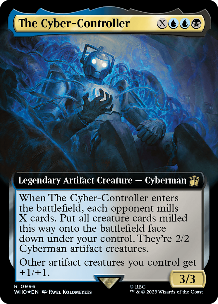 The Cyber-Controller (Extended Art) (Surge Foil) [Doctor Who] | Jomio and Rueliete's Cards and Comics