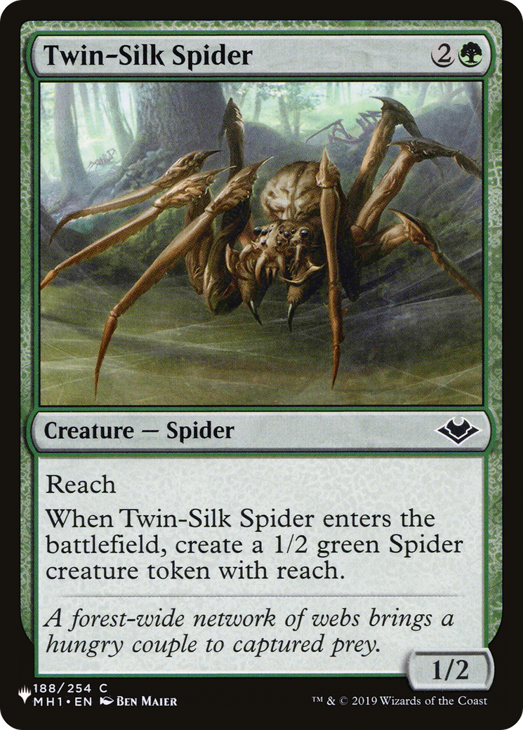 Twin-Silk Spider [The List] | Jomio and Rueliete's Cards and Comics