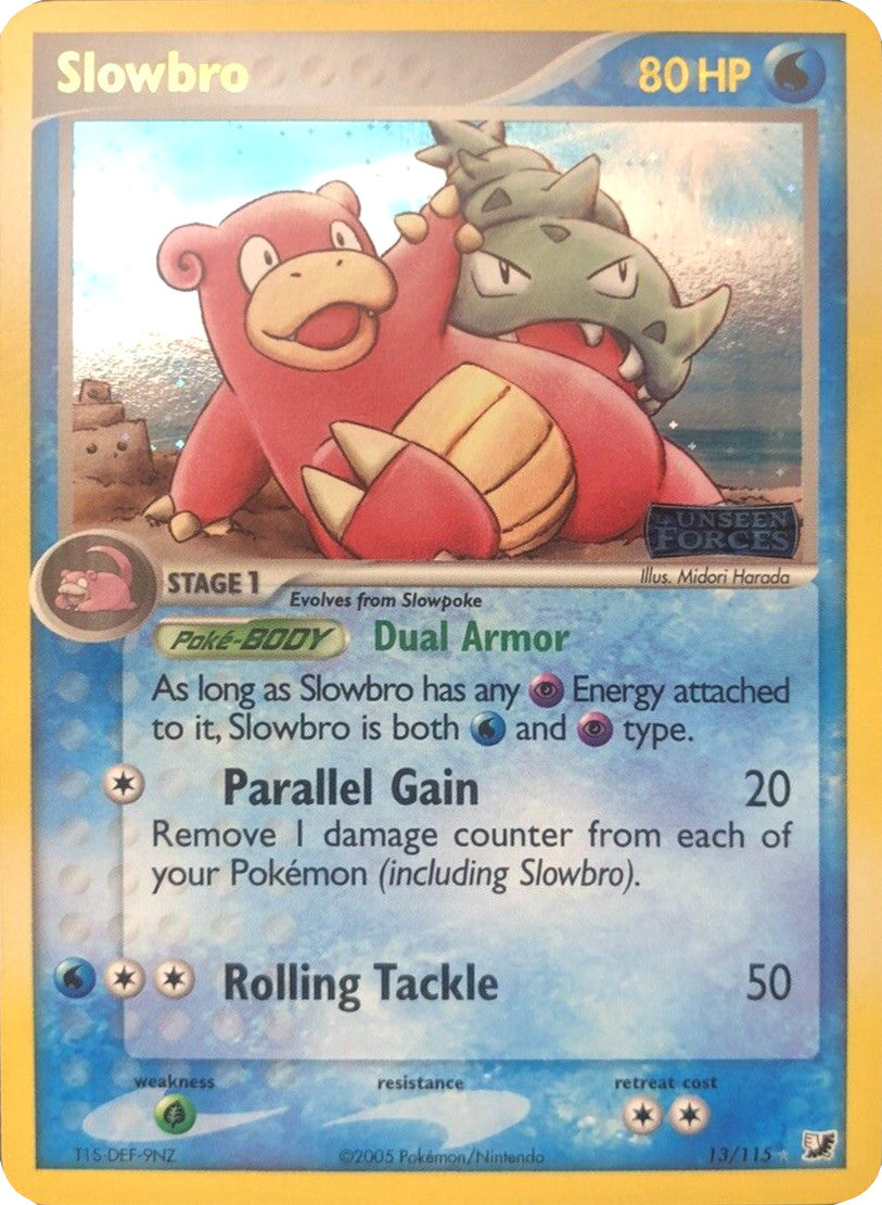 Slowbro (13/115) (Stamped) [EX: Unseen Forces] | Jomio and Rueliete's Cards and Comics